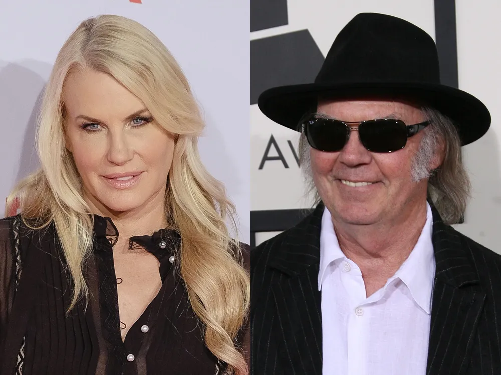 Neil Young and Daryl Hannah